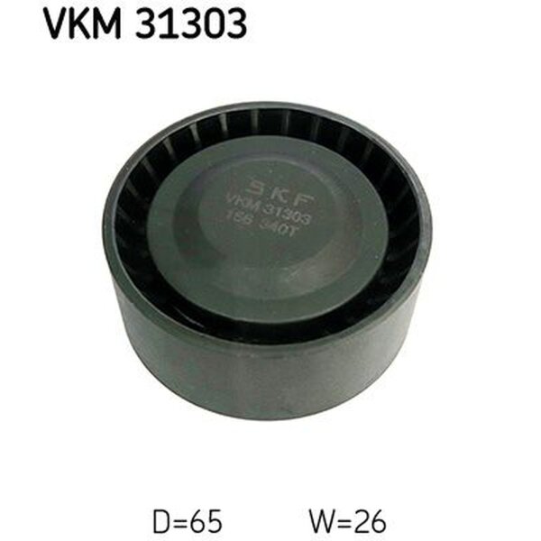 SKF VKM 31303 Umlenk-/Führungsrolle, Keilrippenriemen