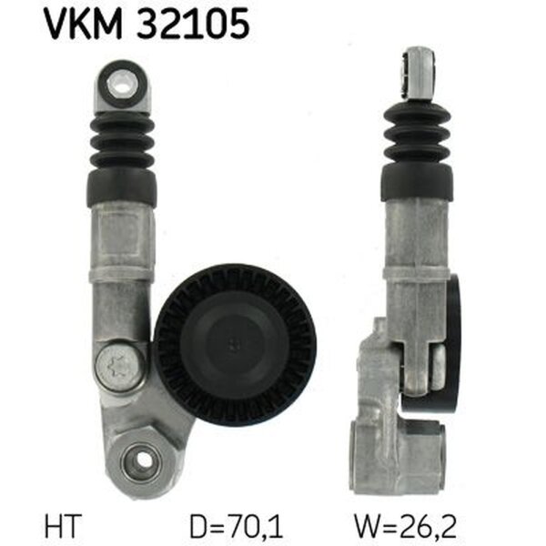 SKF VKM 32105 Riemenspanner, Keilrippenriemen