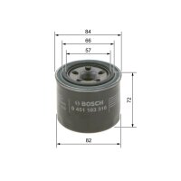BOSCH 0 451 103 316 Ölfilter