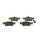 BOSCH 0 986 494 309 Bremsbelagsatz, Scheibenbremse