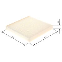 BOSCH 1 987 432 083 Filter, Innenraumluft