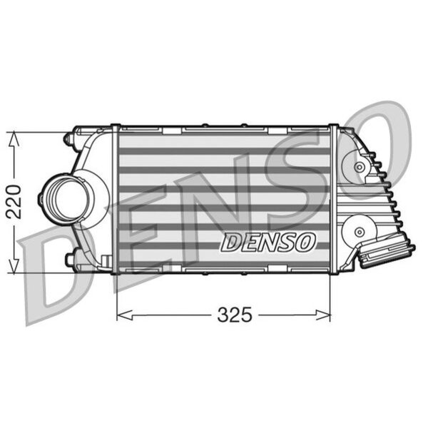 DENSO DIT28015 Ladeluftkühler
