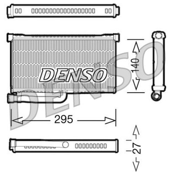 DENSO DRR02004 Wärmetauscher, Innenraumheizung