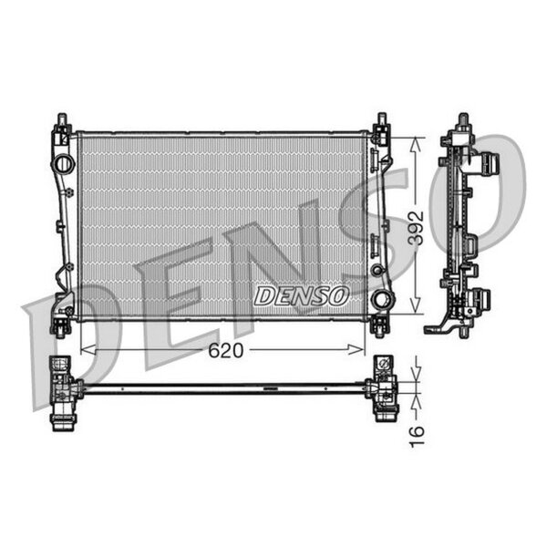 DENSO DRM09113 Kühler, Motorkühlung