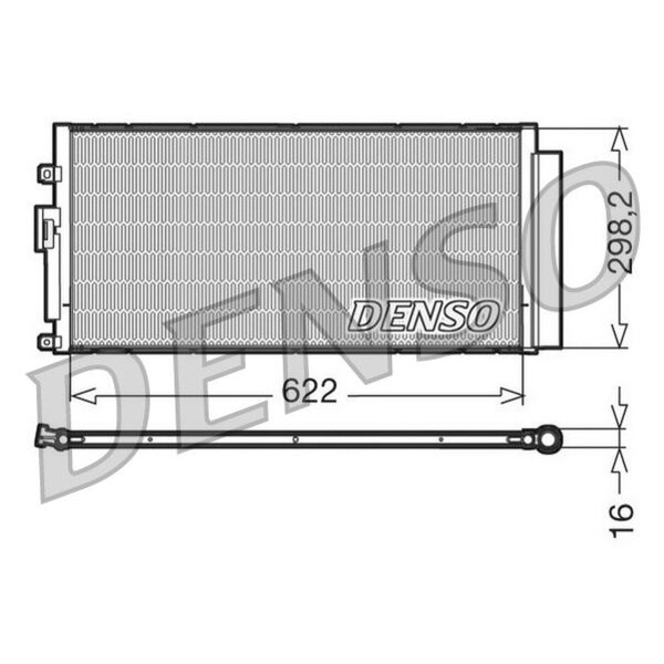 DENSO DCN09046 Kondensator, Klimaanlage