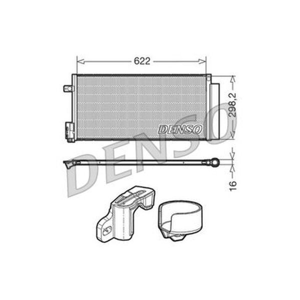 DENSO DCN13110 Kondensator, Klimaanlage