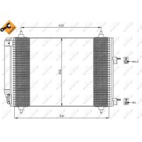 NRF 35445 Kondensator, Klimaanlage