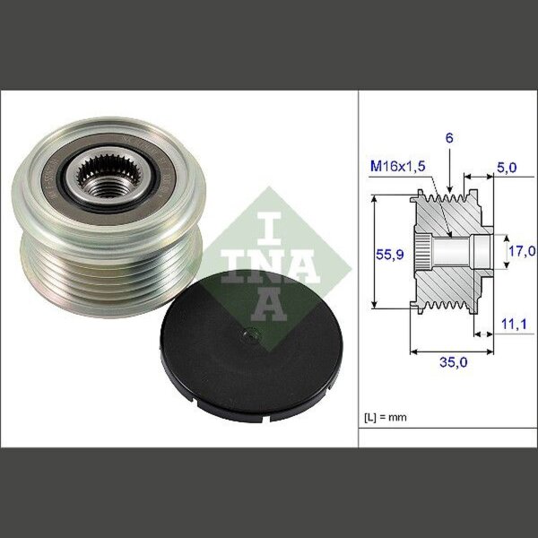 Schaeffler INA 535 0222 10 Generatorfreilauf