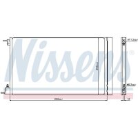NISSENS 940124 Kondensator, Klimaanlage