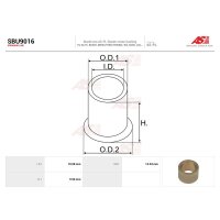 AS-PL SBU9016 Buchse, Starterwelle