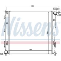 NISSENS 67517 Kühler, Motorkühlung