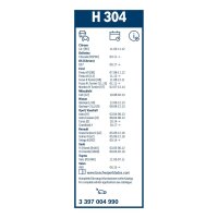 BOSCH 3 397 004 990 Wischblatt