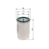 Kraftstofffilter BOSCH 1 457 434 511 - 1 Stück