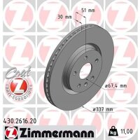 ZIMMERMANN 430.2616.20 Bremsscheibe