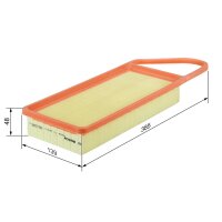 BOSCH 1 457 433 076 Luftfilter