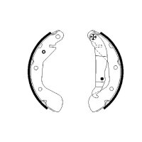 BOSCH 0 986 487 614 Bremsbackensatz