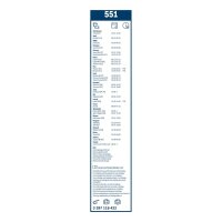 Scheibenwischer Satz BOSCH 3 397 118 422 Twin 550/500mm - 1 Set