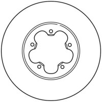 TRW DF2389S Bremsscheibe