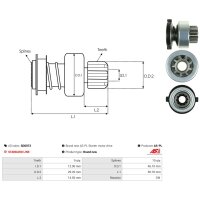 AS-PL SD0073 Freilaufgetriebe, Starter