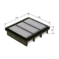 BOSCH F 026 400 063 Luftfilter