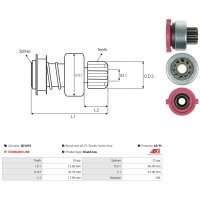 AS-PL SD1019 Freilaufgetriebe, Starter
