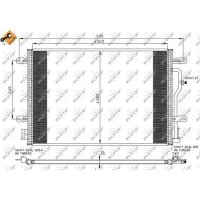 NRF 35465 Kondensator, Klimaanlage