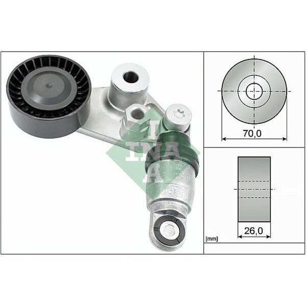 Schaeffler INA 534 0297 10 Riemenspanner, Keilrippenriemen