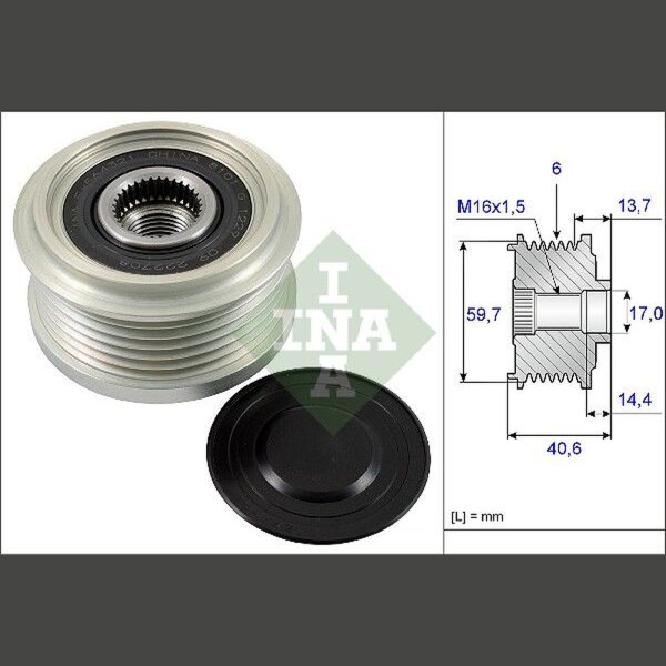 Schaeffler INA 535 0228 10 Generatorfreilauf