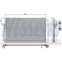 NISSENS 94747 Kondensator, Klimaanlage