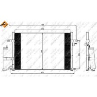 NRF 35573 Kondensator, Klimaanlage