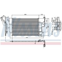 NISSENS 94902 Kondensator, Klimaanlage