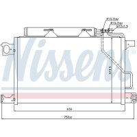 NISSENS 94794 Kondensator, Klimaanlage