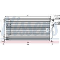 NISSENS 94748 Kondensator, Klimaanlage