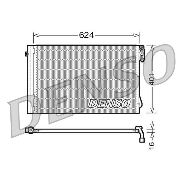 DENSO DCN05011 Kondensator, Klimaanlage