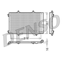 DENSO DCN07013 Kondensator, Klimaanlage
