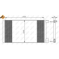 NRF 35487 Kondensator, Klimaanlage