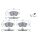 BOSCH 0 986 494 263 Bremsbelagsatz, Scheibenbremse