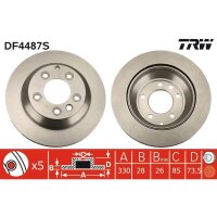 TRW DF4487S Bremsscheibe
