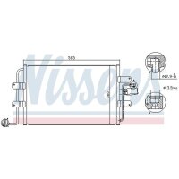 NISSENS 94522 Kondensator, Klimaanlage