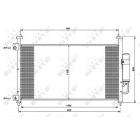 NRF 35763 Kondensator, Klimaanlage