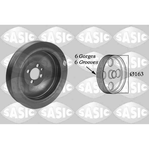 SASIC 2156029 Riemenscheibe, Kurbelwelle