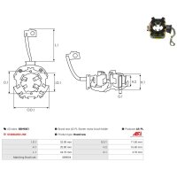AS-PL SBH9001 Halter, Kohlebürsten