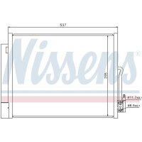 NISSENS 940156 Kondensator, Klimaanlage