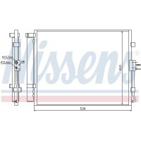 NISSENS 940217 Kondensator, Klimaanlage
