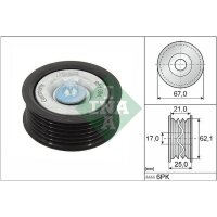 Schaeffler INA 532 0629 10 Umlenk-/Führungsrolle,...
