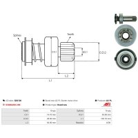 AS-PL SD0100 Freilaufgetriebe, Starter