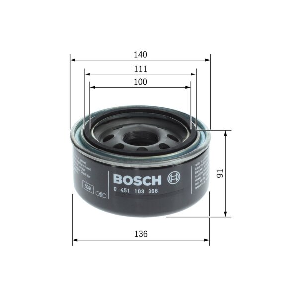 BOSCH 0 451 103 368 Ölfilter