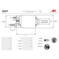 AS-PL SS0039 Magnetschalter, Starter