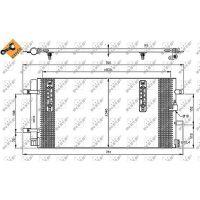 NRF 35916 Kondensator, Klimaanlage