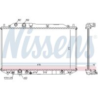 NISSENS 68141 Kühler, Motorkühlung